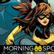 Barbara Gordon's Batgirl crouches on a rooftop, ready for action.